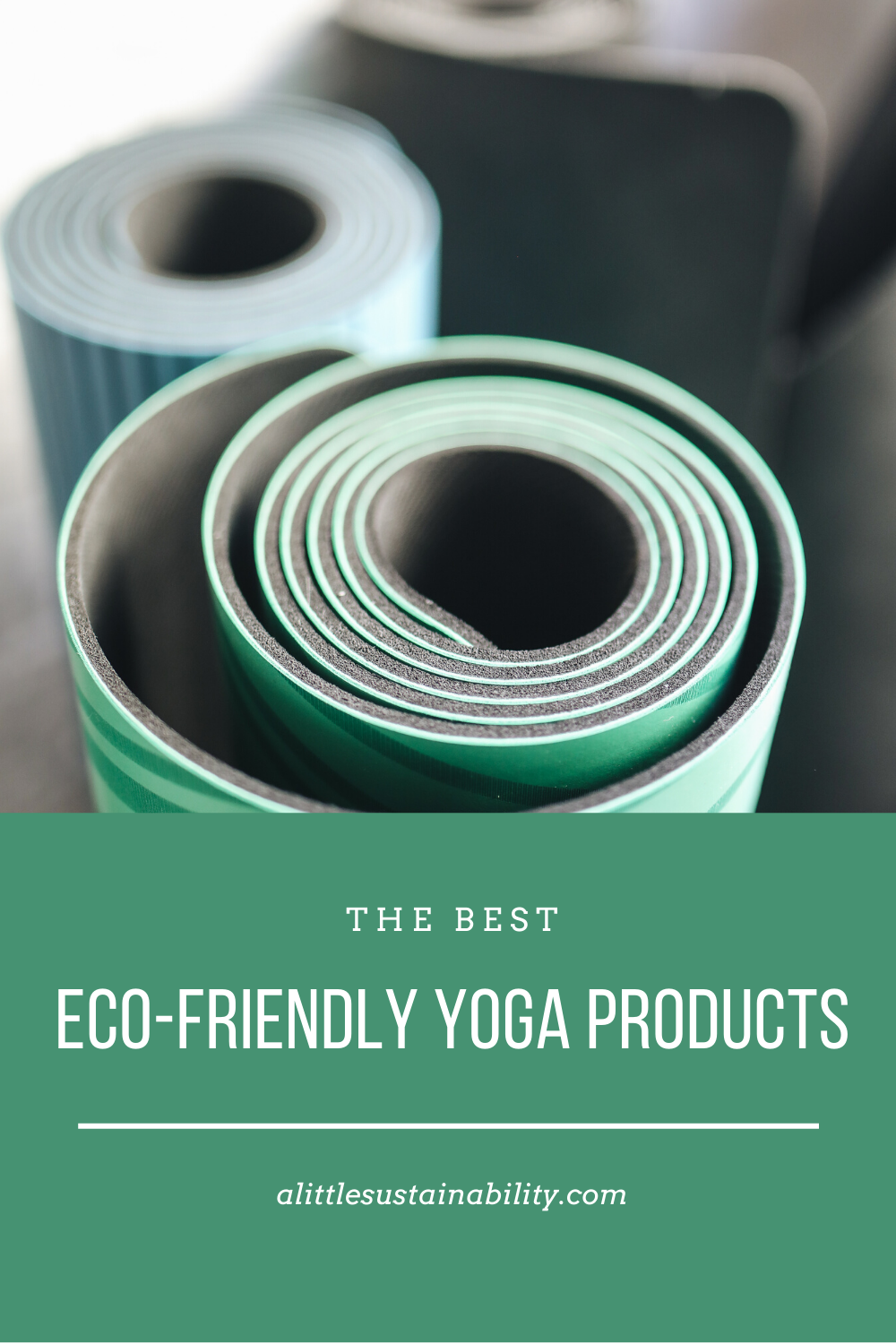 A huge list of the best eco-friendly yoga products. All these yoga accessories are made sustainable and each yoga brand is ethical and contributes to eco causes. In this guide there are eco yoga mats, yoga blocks, yoga straps, yoga wheels, bags, and more yoga props that are sustainable. #yogacorner #yogaessentials #yogagear www.alittlesustainability.com