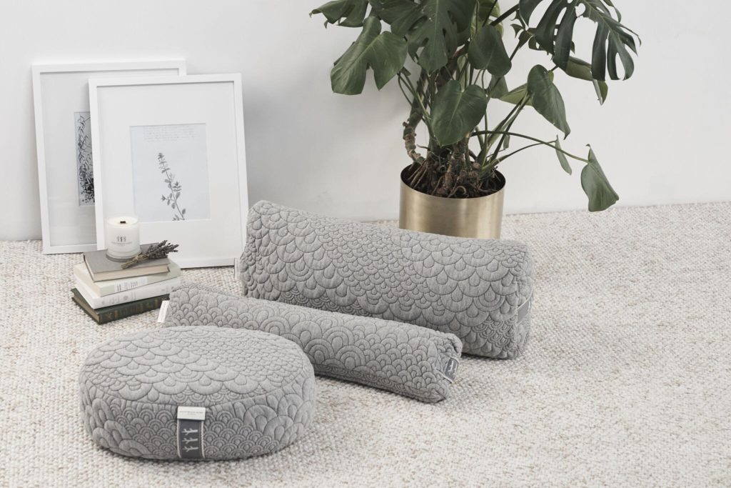yoga cushion, eco-friendly yoga products, meditation cushion