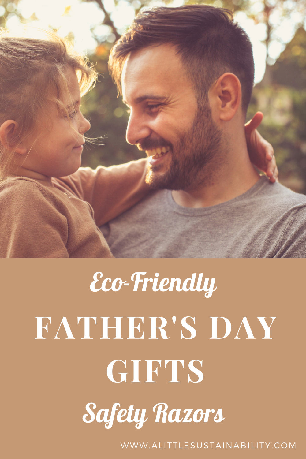 Eco-friendly Father's Day gifts - safety razors. Safety razors are a great eco-friendly alternative to disposable razors that dad will love. No more throwing out razors straight to the landfill. The best safety razors are highlighted in this list of zero waste options for shaving.