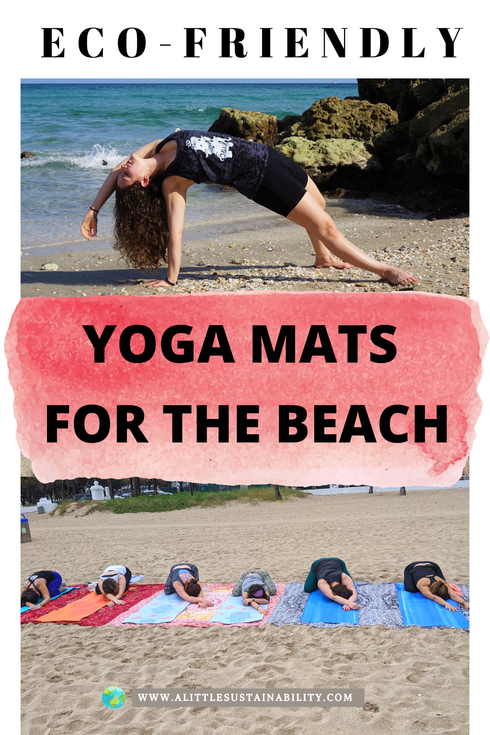 Hemp yoga mats are one of the best options for beach yoga. These eco-friendly yoga mats are lightweight, foldable, and washable, making them the ideal yoga mat for outdoors and for the beach.