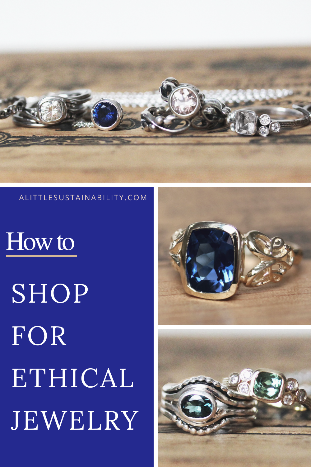 What is eco-friendly jewelry and how do you shop for it? Learn all about it and which brand we love offering recycled, ethical jewelry. Visit www.alittlesustainability.com for more.
