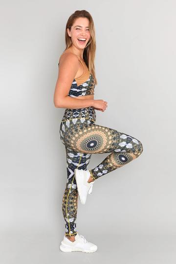 Eco friendly yoga clothes: wolven recycled yoga pants